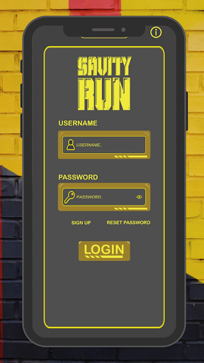 Android application Savity Run screenshort