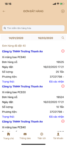 Vicem Hoang Mai Sales Screen 3