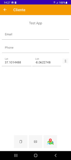 Android application Mestre Raposa GPS screenshort