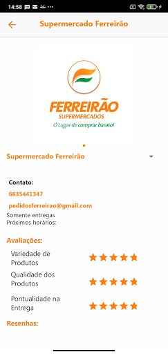 Ferreirão Supermercado Screen 2