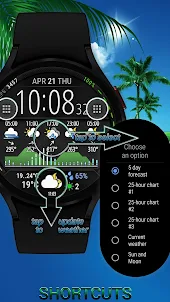 Weather watch face W1