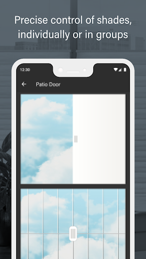 Android application PowerView Blind Control screenshort