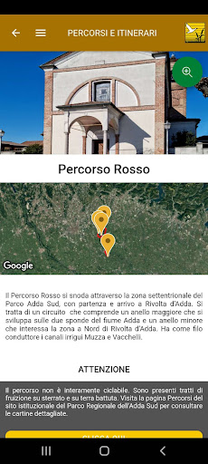 Android application Parco Adda Sud screenshort