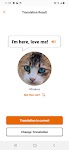 screenshot of MeowTalk Cat Translator