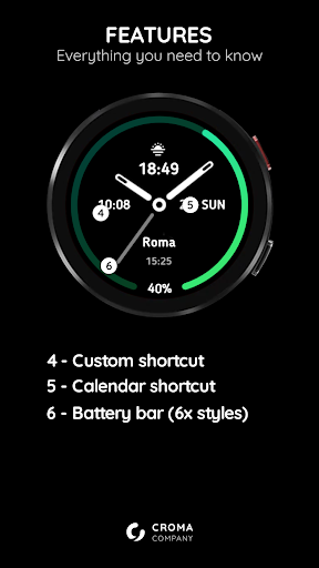 Spectrum Watch Face Wear OS Screen 3