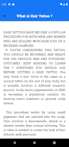 Guide Hair Tattoo