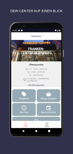 Android application Franken-Center screenshort