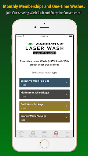 Executive Laser Wash Screen 3