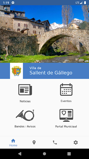Android application Villa de Sallent de Gállego screenshort