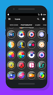 Rarent - Screenshot ng Icon Pack