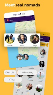 Digital Nomad 10: Social App Screenshot