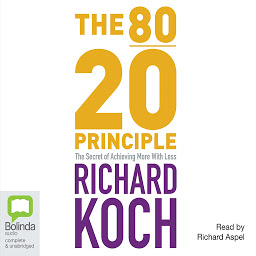Obraz ikony: The 80/20 Principle: The Secret of Achieving More with Less