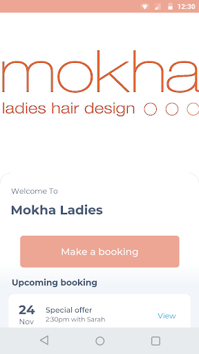 Android application Mokha Ladies screenshort