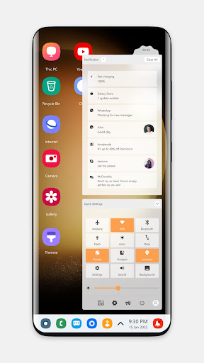 Android application S23 Theme for launcher screenshort