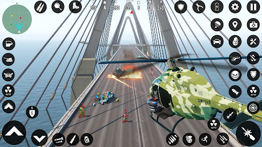 Android application Gunship Air Strike Sky Warfare screenshort