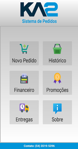 Android application Pedidos KA2 screenshort