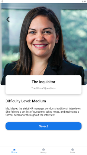 Android application Ai Job Interview Coach screenshort