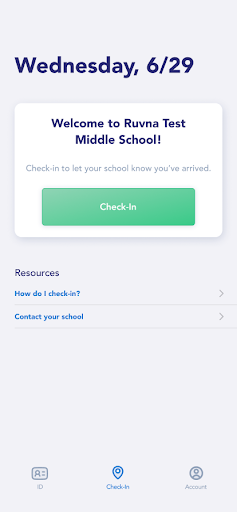 Android application Ruvna Student screenshort