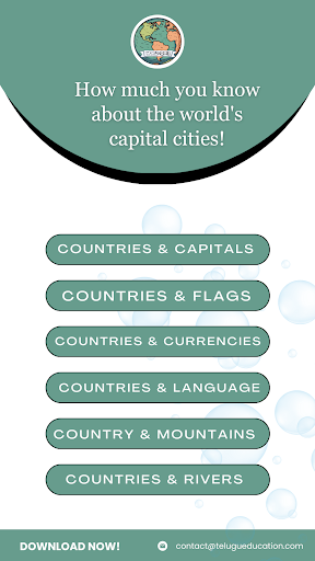 Flags  Capitals Word Quiz