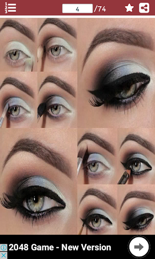 Android application Eye Makeup - Step by Step 2023 screenshort