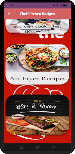 Chef Kitchen Recipes Screen 2
