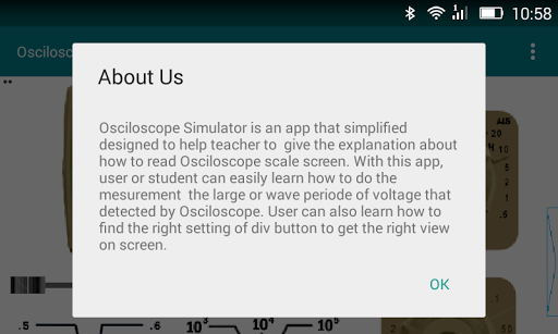 Oscilloscope Simulator Screen 3