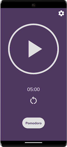Android application Pomodoro Sayacı screenshort