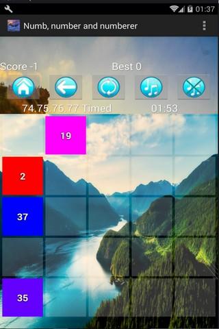 Android application numb, number & numberer qhd 4k screenshort