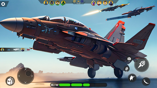 天空戰鬥空中戰爭噴氣機遊戲