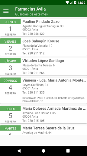 Farmacias Avila Screen 2