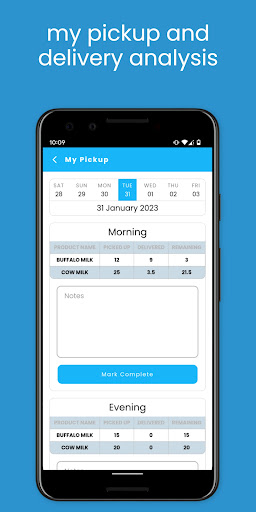 Milk Wala - Delivery Screen 3