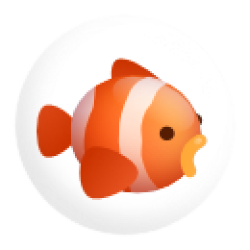 Flying Bubbles Fish logo