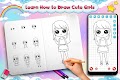 screenshot of Learn to Draw Cute Girls