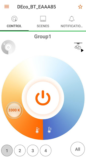 OSRAM BT Control Screen 3
