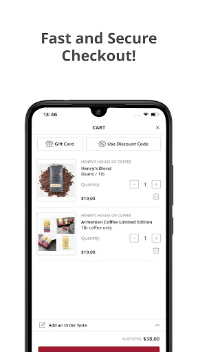 Screenshot of Henry's House Of Coffee