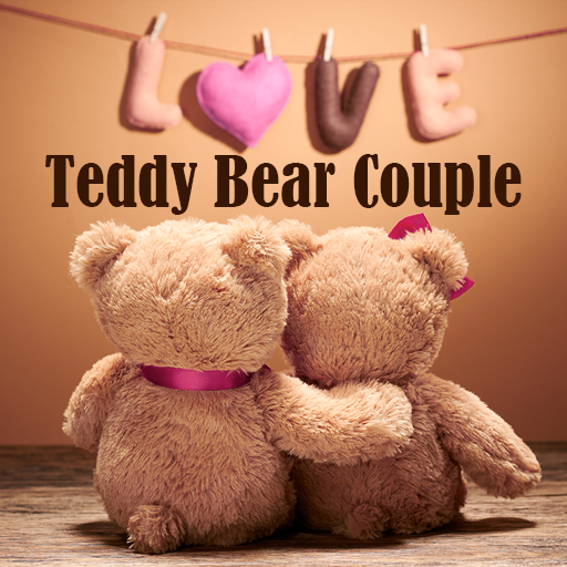 Teddy Bear Couple Theme +HOME  Icon
