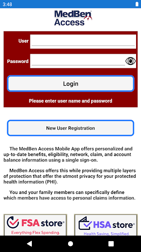 Android application MedBen Mobile screenshort