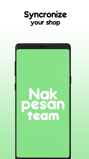 Android application NakPesan Team screenshort