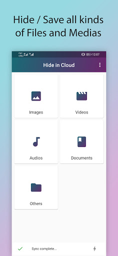 Hide in Cloud - Hide Image, Video, Music, Doc, etc