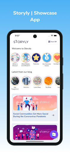 Android application Storyly | Showcase screenshort