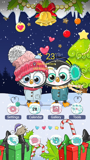 Android application 4K Wallpaper HD - Cute Winter screenshort