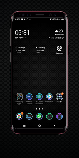 Android application Solid Black Wallpaper screenshort