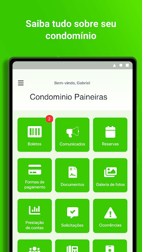 Android application Parceriacont screenshort