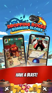 Dropping Rocks: Bombing Blocks 5