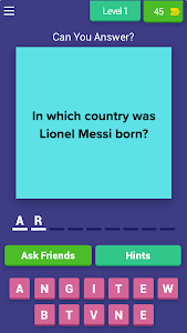 Messi vs Ronaldo Football Quiz Unknown