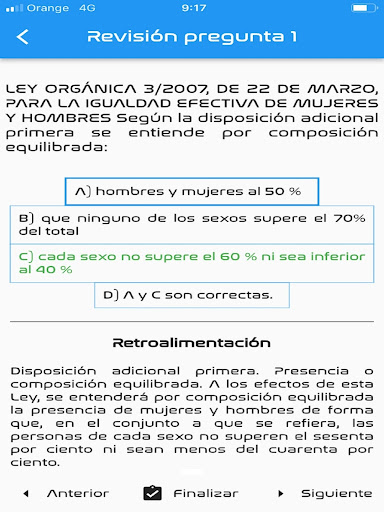 CEDEVEF Test Guardia Civil