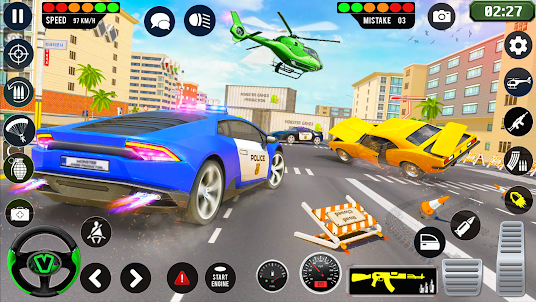 Police Car Games Simulator