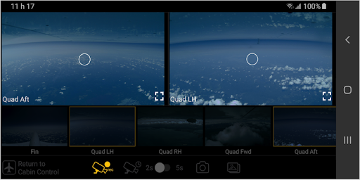 Bombardier 360 Cameras Screen 3