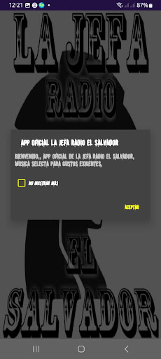 La Jefa Radio El salvador Screen 2