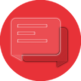 EvolveSMS Transparent Red icon